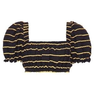 BNWT Montce Rasta Scallop Marcela Top